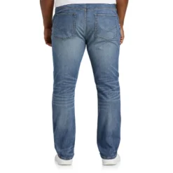 True Nation Damaged Blue Tapered-Fit Destructed Jeans - Men's Big And Tall