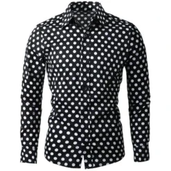 Lars Amadeus Men's Shirts Polka Dots Long Sleeve Slim Fit Printed Dress Button Down Shirt -Refrigiwear Sale Shop GUEST d7088e93 43c5 48a3 8994 7a2d1c97ade6