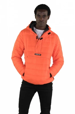 Members Only Mens Pullover Half Zip Puffer Jacket With Hood 4 Members Only Mens Pullover Half Zip Puffer Jacket With Hood - Image 4
