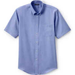 Lands' End School Uniform Men's Short Sleeve No Iron Pinpoint Dress Shirt -Refrigiwear Sale Shop GUEST dcbffcde 455f 4ee9 ae06 9f098eff016f