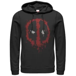 Men's Marvel Deadpool Splatter Icon Pull Over Hoodie -Refrigiwear Sale Shop GUEST ddae4db6 ddcc 4a70 b28c 5dd5cea37419