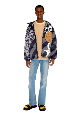 Members Only Men's Space Jam Puffer Jacket 4 Members Only Men's Space Jam Puffer Jacket - Image 4