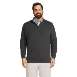 Lands' End Men's Bedford Rib Quarter Zip Sweater -Refrigiwear Sale Shop GUEST de55237e 7835 40c6 941a b5f9fb36028b