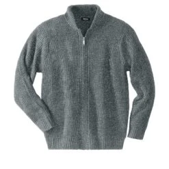 KingSize Men's Big & Tall Shaker Knit Zip-Front Cardigan -Refrigiwear Sale Shop GUEST e0cfa882 a939 49cd 8041 eea777560074