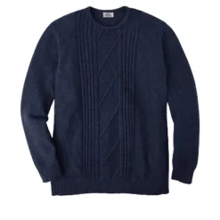 Liberty Blues Men's Big & Tall ™ Crewneck Cable Knit Sweater -Refrigiwear Sale Shop GUEST e1a0df90 986d 46f1 b69f d28c61a84943