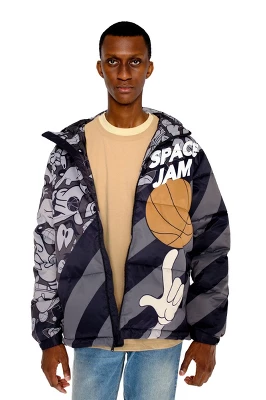 Members Only Men's Space Jam Puffer Jacket 2 Members Only Men's Space Jam Puffer Jacket - Image 2