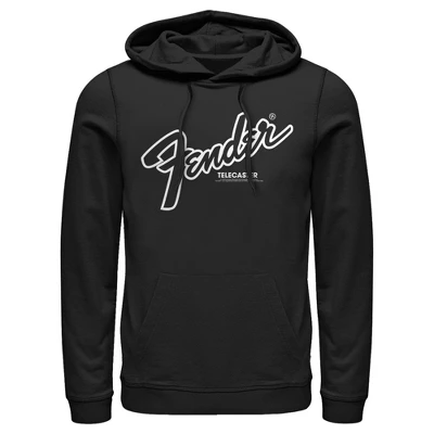 Men's Fender Telecaster Logo Pull Over Hoodie 3 Men's Fender Telecaster Logo Pull Over Hoodie - Image 3