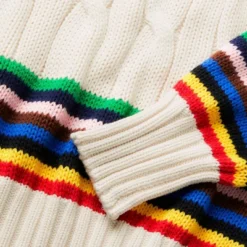 Adult Croquet Stripe Cable Knit Sweater - Rowing Blazers X Target -Refrigiwear Sale Shop GUEST e45f9ced 6ee1 48d0 a54e cdd9da435a7b