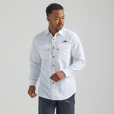 Wrangler Men's ATG Long Sleeve Fishing Button-Down Shirt 11 Wrangler Men's ATG Long Sleeve Fishing Button-Down Shirt - Image 11