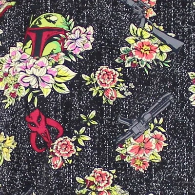 Men's Star Wars Boba Fett Floral Print Button Down Shirt 1 Men's Star Wars Boba Fett Floral Print Button Down Shirt