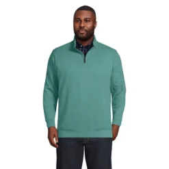 Lands' End Men's Bedford Rib Quarter Zip Sweater -Refrigiwear Sale Shop GUEST e740291a d609 4db2 9c7c fc3202172126