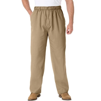 KingSize Men's Big & Tall Knockarounds Full-Elastic Waist Pants In Twill Or Denim 4 KingSize Men's Big & Tall Knockarounds Full-Elastic Waist Pants In Twill Or Denim - Image 4