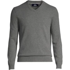 Lands' End Men's Fine Gauge Cashmere V-neck Sweater -Refrigiwear Sale Shop GUEST e91e3c5b 7e06 4543 8983 a3c9446ecf41