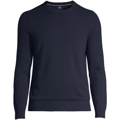 Lands' End Men's Fine Gauge Cashmere Crewneck Sweater 5 Lands' End Men's Fine Gauge Cashmere Crewneck Sweater - Image 5