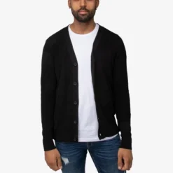 X RAY Men's Cotton Cardigan Sweater, V-Neck & Shawl Collar Soft Cable Knit Button Down Cardigan -Refrigiwear Sale Shop GUEST e9b05763 28a9 4a8f b25b eead56be8f42