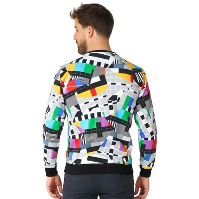 OppoSuits Men's Sweater - Testival - Multicolor 1 OppoSuits Men's Sweater - Testival - Multicolor