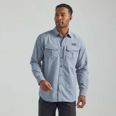 Wrangler Men's ATG Long Sleeve Fishing Button-Down Shirt 10 Wrangler Men's ATG Long Sleeve Fishing Button-Down Shirt - Image 10