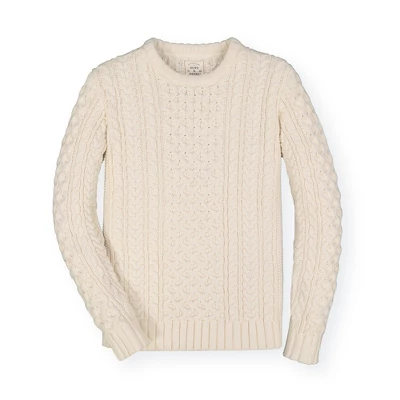 Hope & Henry Mens' Organic Cotton Fisherman Sweater 3 Hope & Henry Mens' Organic Cotton Fisherman Sweater - Image 3