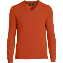 Lands' End Men's Fine Gauge Cashmere V-neck Sweater -Refrigiwear Sale Shop GUEST effab3e2 5711 448a 955b 9711d556115f