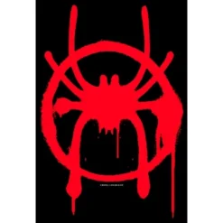 Men's Marvel Spider-Man: Into The Spider-Verse Symbol Pull Over Hoodie