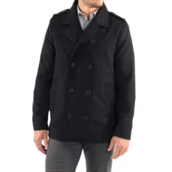 Alpine Swiss Jake Mens Wool Pea Coat Double Breasted Peacoat Jacket -Refrigiwear Sale Shop GUEST f2e47177 c26a 4527 aeea b6dab1ddb013