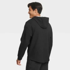 Men's Textured Fleece Hoodie - All In Motion™