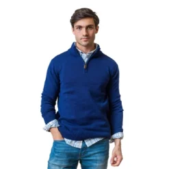 Hope & Henry Mens' Half Zip Pullover Sweater In Organic Cotton -Refrigiwear Sale Shop GUEST f4c72ed9 6f9c 4efe 9504 bce6e9a32dc5