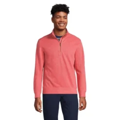 Lands' End Men's Long Sleeve Slub Quarter Zip -Refrigiwear Sale Shop GUEST f5d9bb00 93ad 49b5 a195 79e2ac15a983
