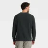 Men's Vintage French Terry Crewneck Sweatshirt - Goodfellow & Co™ Charcoal Gray