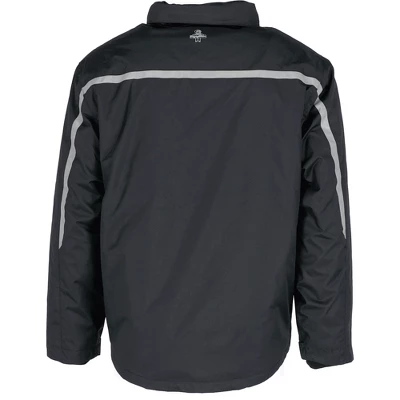 RefrigiWear Men's 3-in-1 Waterproof Insulated Rain Jacket System Raincoat With Detachable Hood 1 RefrigiWear Men's 3-in-1 Waterproof Insulated Rain Jacket System Raincoat With Detachable Hood