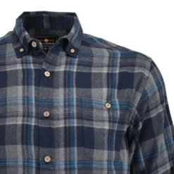 Falcon Bay Mens Soft Yarn Dyed Button Down Flannel Shirt