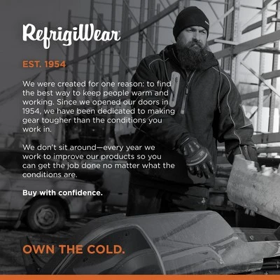 RefrigiWear Men's Extreme Hybrid Pullover Sweatshirt Reflective Insulated Hoodie 5 RefrigiWear Men's Extreme Hybrid Pullover Sweatshirt Reflective Insulated Hoodie - Image 5