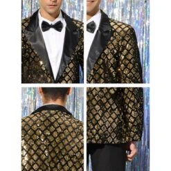 Lars Amadeus Men's Prom Party Shiny Sequin Tuxedo Blazer -Refrigiwear Sale Shop GUEST fcb9cc7a bf3a 4a1a 8ca8 315f455191a0
