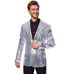 Suitmeister Men's Christmas Blazer - Sequins Silver -Refrigiwear Sale Shop GUEST fd001e76 e44b 4f4c 9669 4e1c9e858703